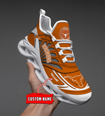 Custom Name -Texas Longhorns Personalize Max Soul Shoes Sport Sneakers