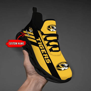 Custom Name Teams Missouri Tigers Personalize Max Soul Shoes Sport Sneakers-