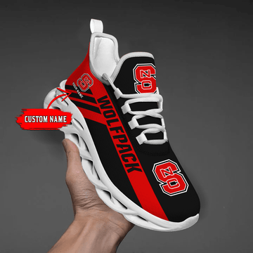 NC State Wolfpack-Custom Name -Personalize Max Soul Shoes Sport Sneakers
