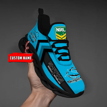 Cronulla Sharks-Custom Name-Personalize Max Soul Shoes Sport Sneakers
