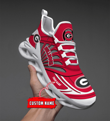Custom Name -Georgia Bulldogs Personalize Max Soul Shoes Sport Sneakers