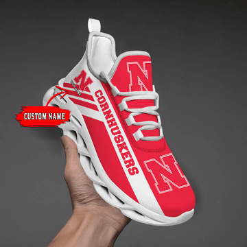 Nebraska Cornhuskers-Custom Name -Personalize Max Soul Shoes Sport Sneakers