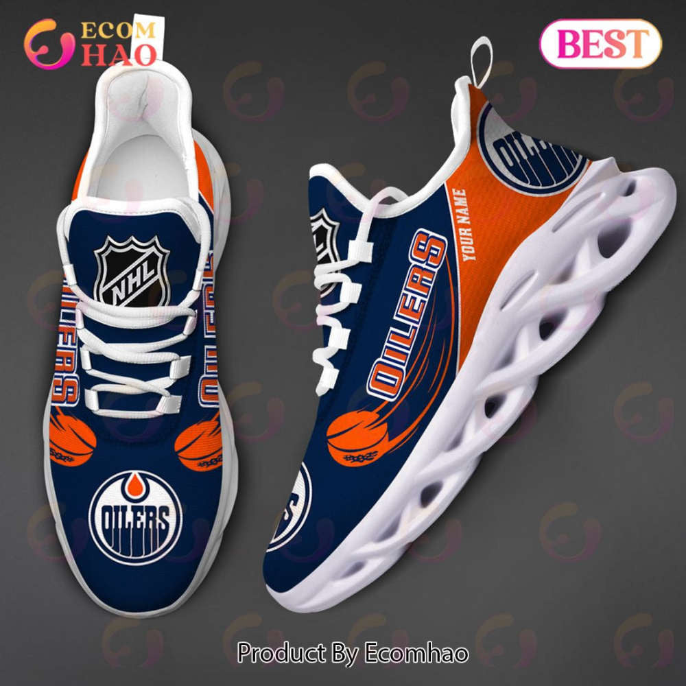Custom Name NHL Edmonton Oilers Personalized Max Soul Shoes Sneakers