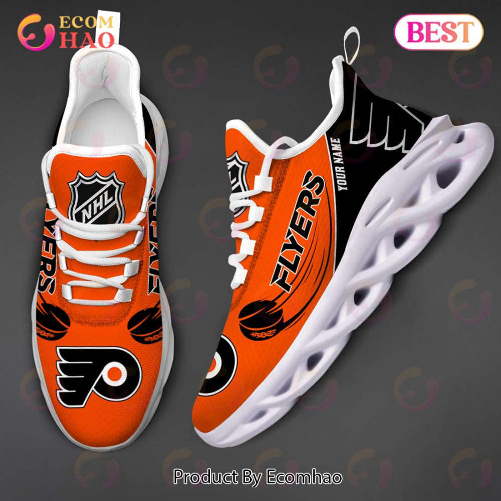 Custom Name NHL Philadelphia Flyers Personalized Max Soul Shoes Sneakers