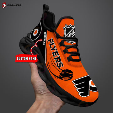 Custom Name NHL Philadelphia Flyers Personalized Max Soul Shoes Sneakers