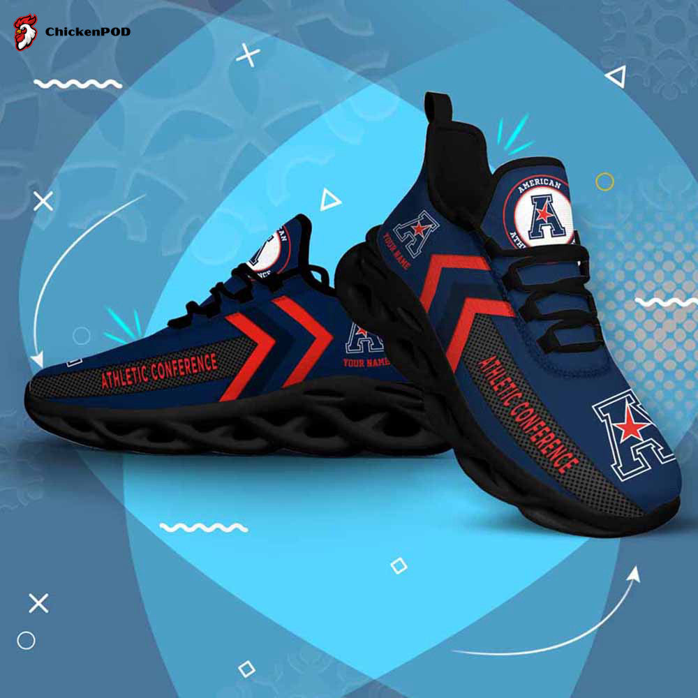 American Athletic Conference Custom Name Max Soul Shoes Chunky Sneakers