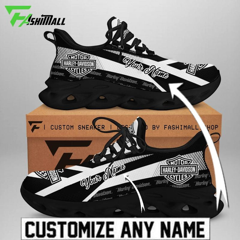 Harley Davidson Custom Name Max Soul Shoes Sneakers CUSTOM SNEAKER -G