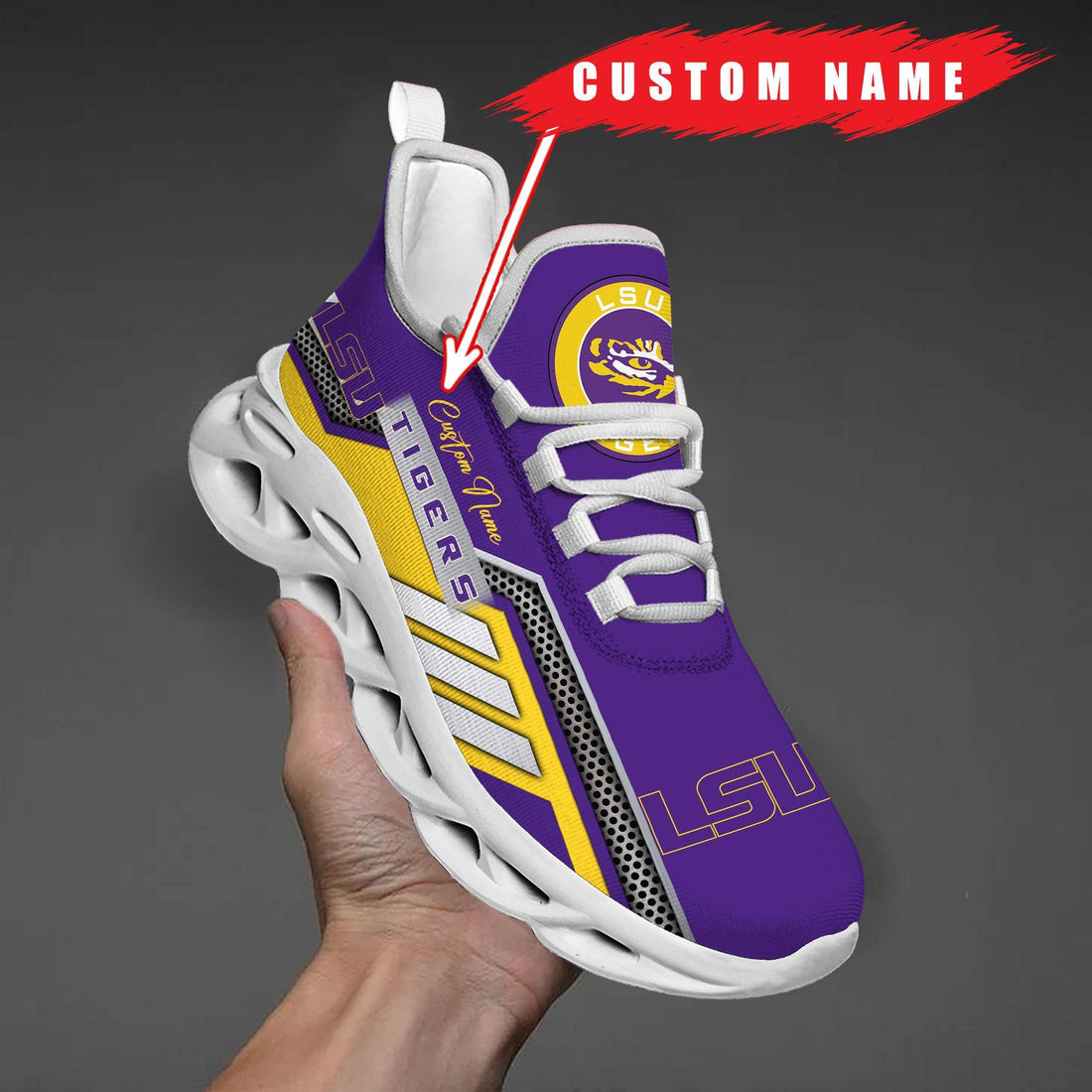 LSU Tigers Max Soul Shoes Sneakers For Men And Women