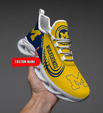 Michigan Wolverines Max Soul Shoes Sneakers For Men And Women