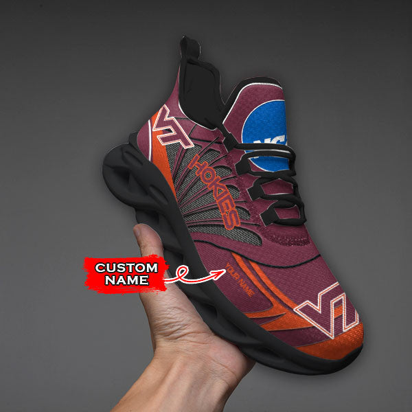 Virginia Tech Hokies Max Soul Shoes Sneakers For Men And Women
