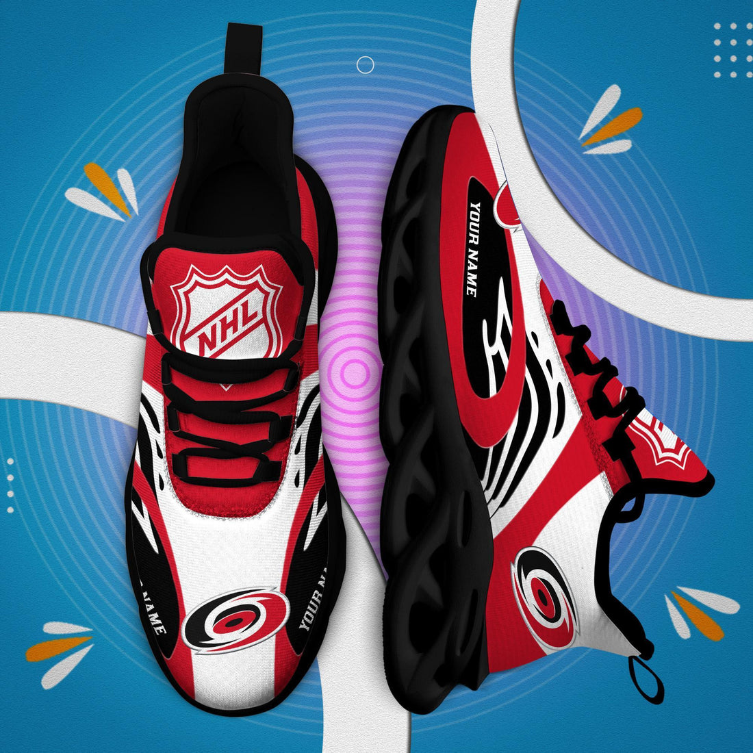 Carolina Hurricanes NHL Max Soul Shoes Sneakers For Men And Women