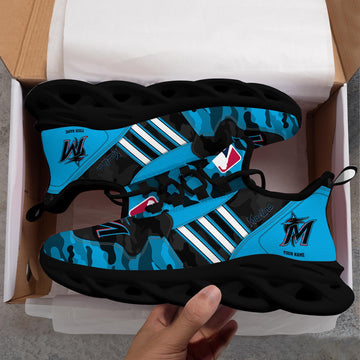 Miami Marlins Max Soul Shoes Sneakers For Men And Women