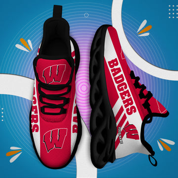 Wisconsin Badgers Max Soul Shoes Sneakers For Men And Women