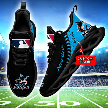 Miami Marlins Max Soul Shoes Sneakers For Men And Women