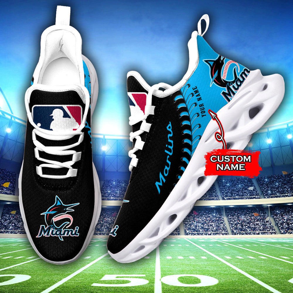 Miami Marlins Max Soul Shoes Sneakers For Men And Women