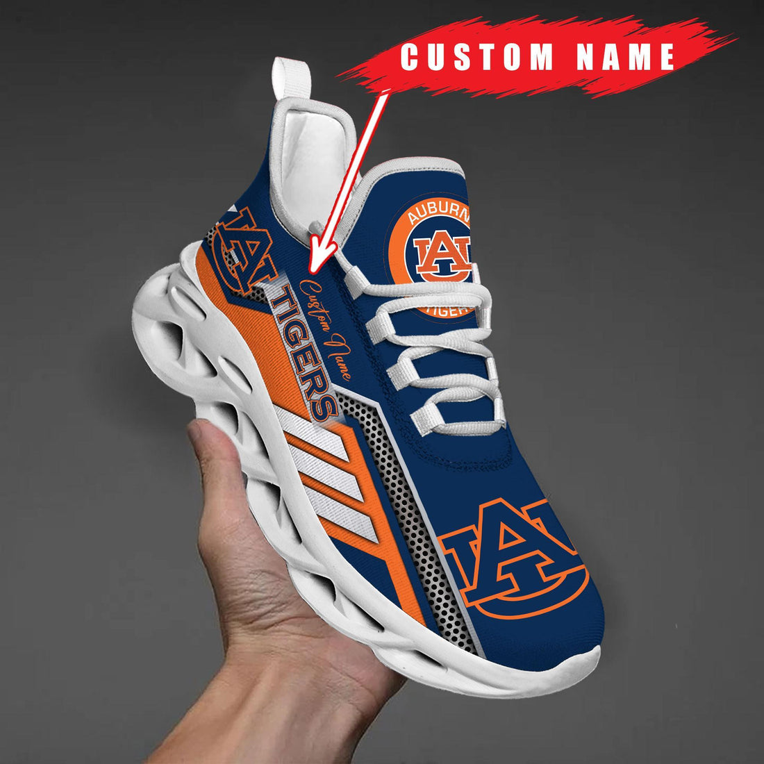 Auburn Tigers Max Soul Shoes Sneakers For Men And Women