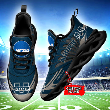 Utah State Aggies Max Soul Shoes Sneakers For Men And Women