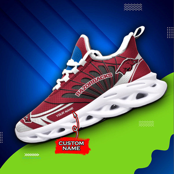 Arkansas Razorbacks Max Soul Shoes Sneakers For Men And Women