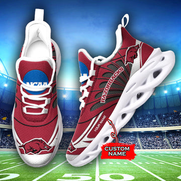 Arkansas Razorbacks Max Soul Shoes Sneakers For Men And Women