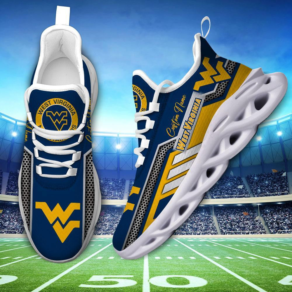 West Virginia Mountaineers Max Soul Shoes Sneakers For Men And Women