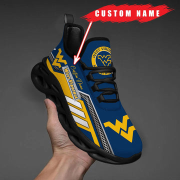 West Virginia Mountaineers Max Soul Shoes Sneakers For Men And Women