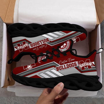 Mississippi State Bulldogs Max Soul Shoes Sneakers For Men And Women
