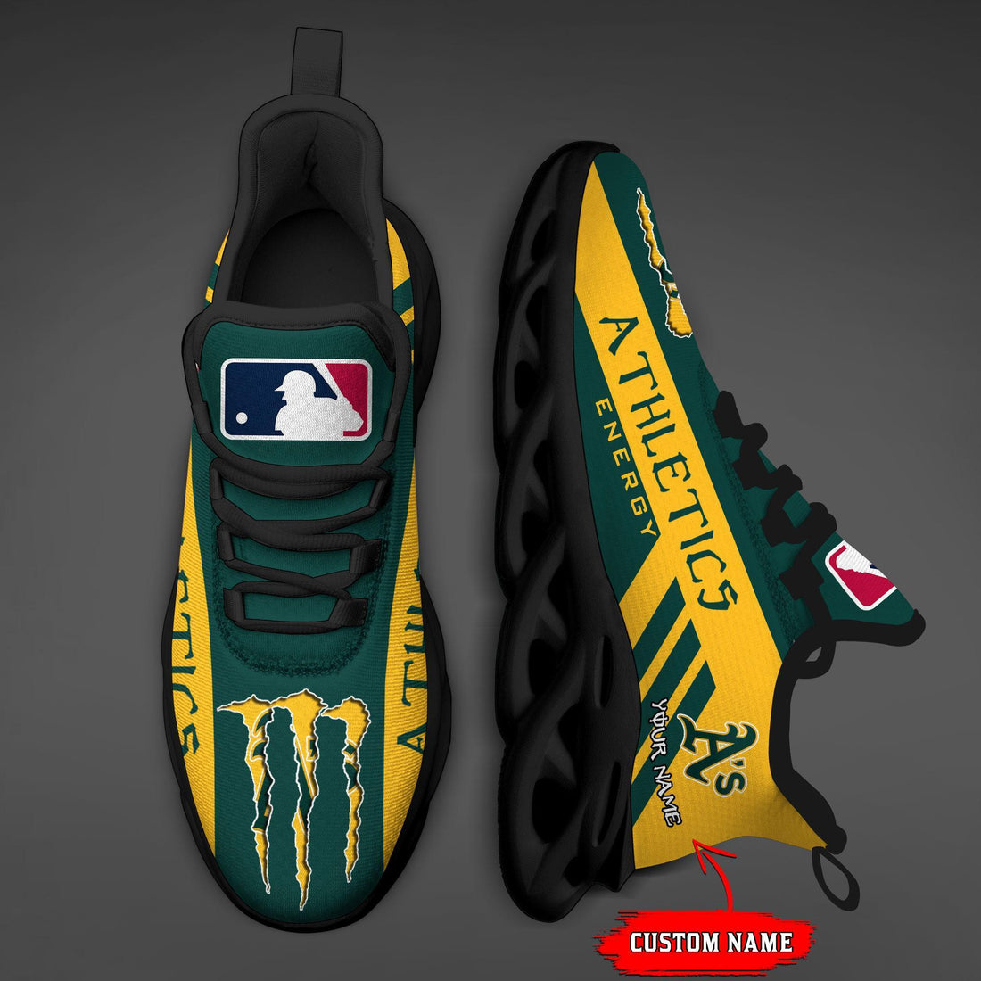 Oakland Athletics Max Soul Shoes Sneakers For Men And Women