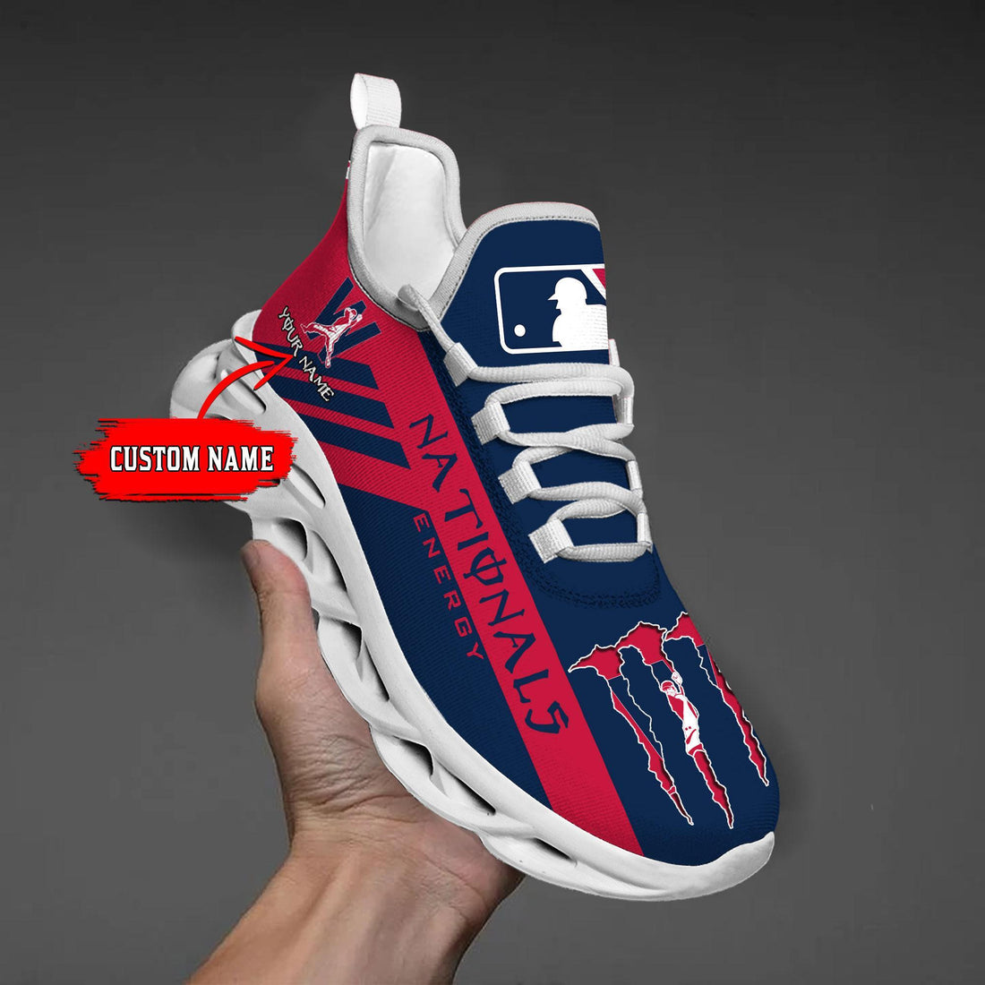 Washington Nationals Max Soul Shoes Sneakers For Men And Women