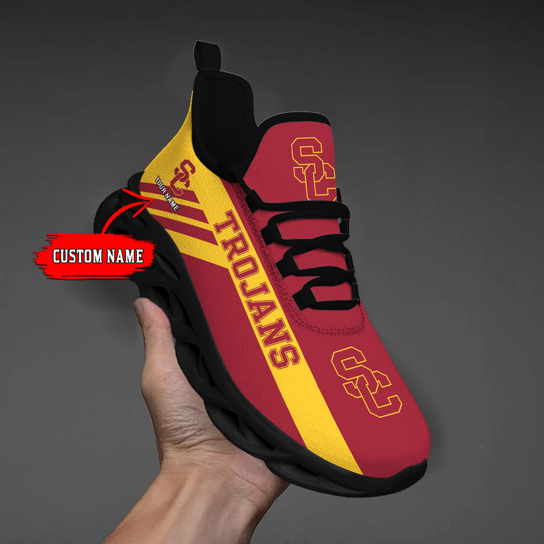 USC Trojans Max Soul Shoes Sneakers For Men And Women
