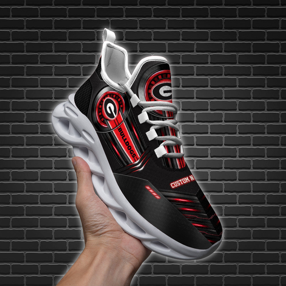 Georgia Bulldogs Max Soul Shoes Sneakers For Men And Women