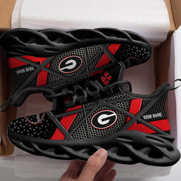 Georgia Bulldogs Max Soul Shoes Sneakers For Men And Women