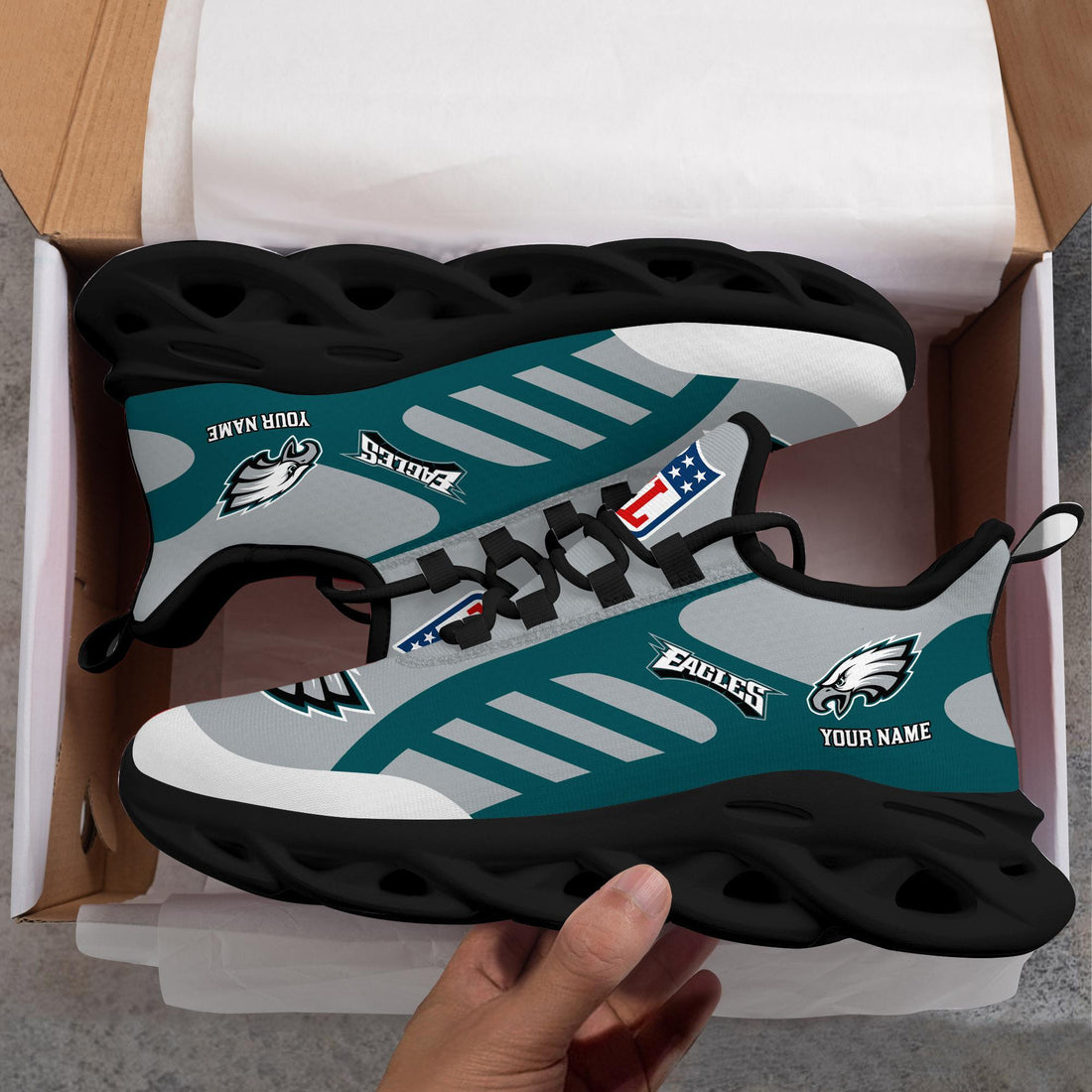 Philadelphia Eagles Max Soul Shoes Sneakers For Men And Women