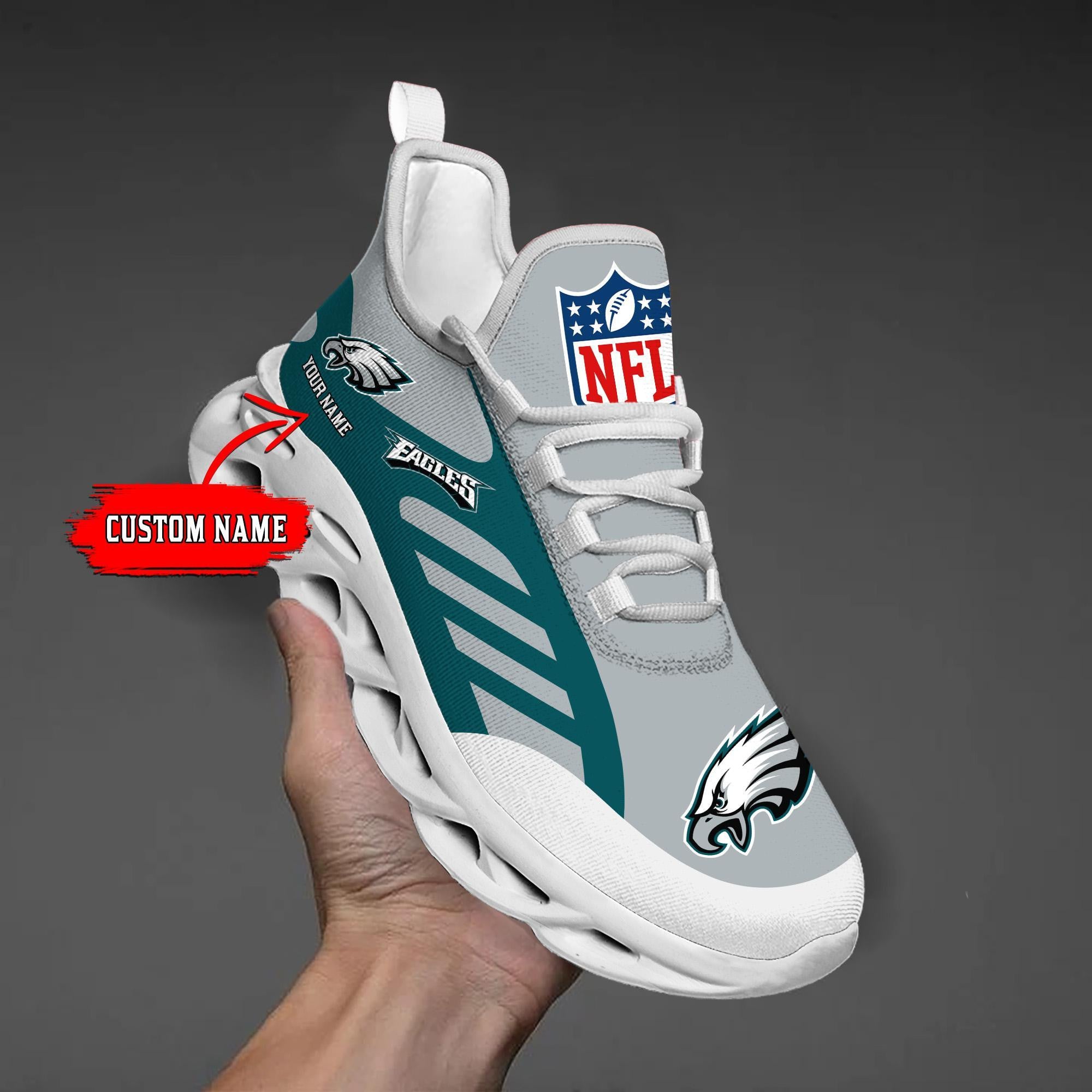 Philadelphia Eagles Max Soul Shoes Sneakers For Men And Women