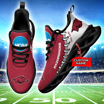 Arkansas Razorbacks Max Soul Shoes Sneakers For Men And Women