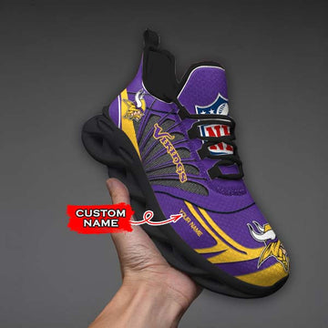 Minnesota Vikings Max Soul Shoes Sneakers For Men And Women