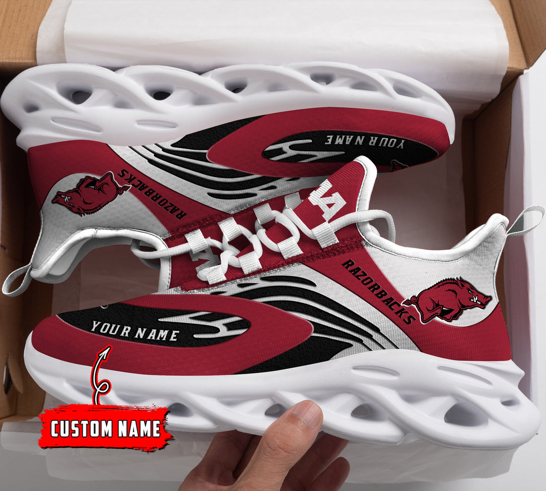 Arkansas Razorbacks Max Soul Shoes Sneakers For Men And Women