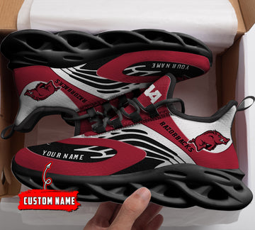 Arkansas Razorbacks Max Soul Shoes Sneakers For Men And Women