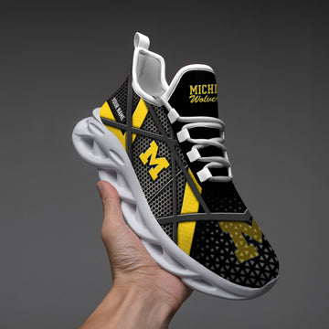 Michigan Wolverines Max Soul Shoes Sneakers For Men And Women
