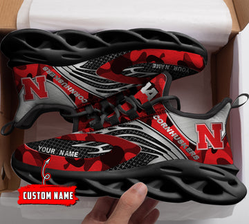Nebraska Cornhuskers Max Soul Shoes Sneakers For Men And Women