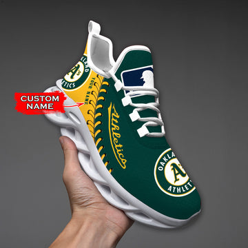 Oakland Athletics Max Soul Shoes Sneakers For Men And Women