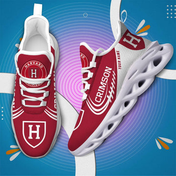 Harvard Crimson Max Soul Shoes Sneakers For Men And Women