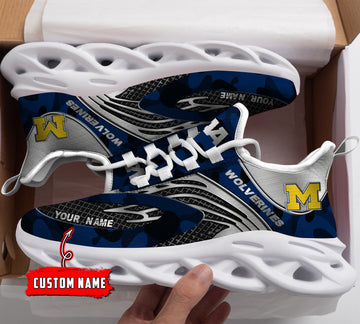 Michigan Wolverines Max Soul Shoes Sneakers For Men And Women