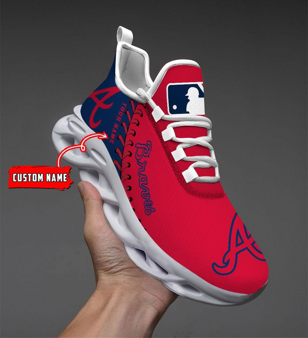 Atlanta Braves Max Soul Shoes Sneakers For Men And Women