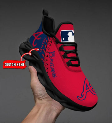 Atlanta Braves Max Soul Shoes Sneakers For Men And Women