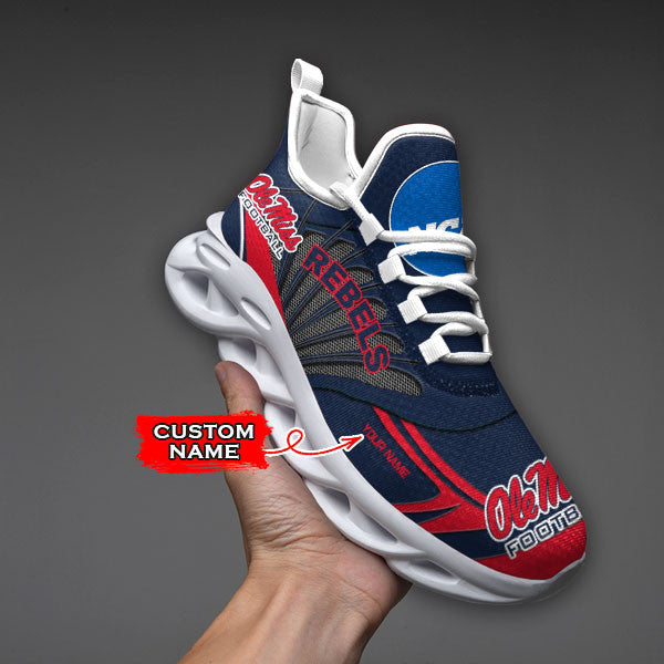 Ole Miss Rebels Max Soul Shoes Sneakers For Men And Women