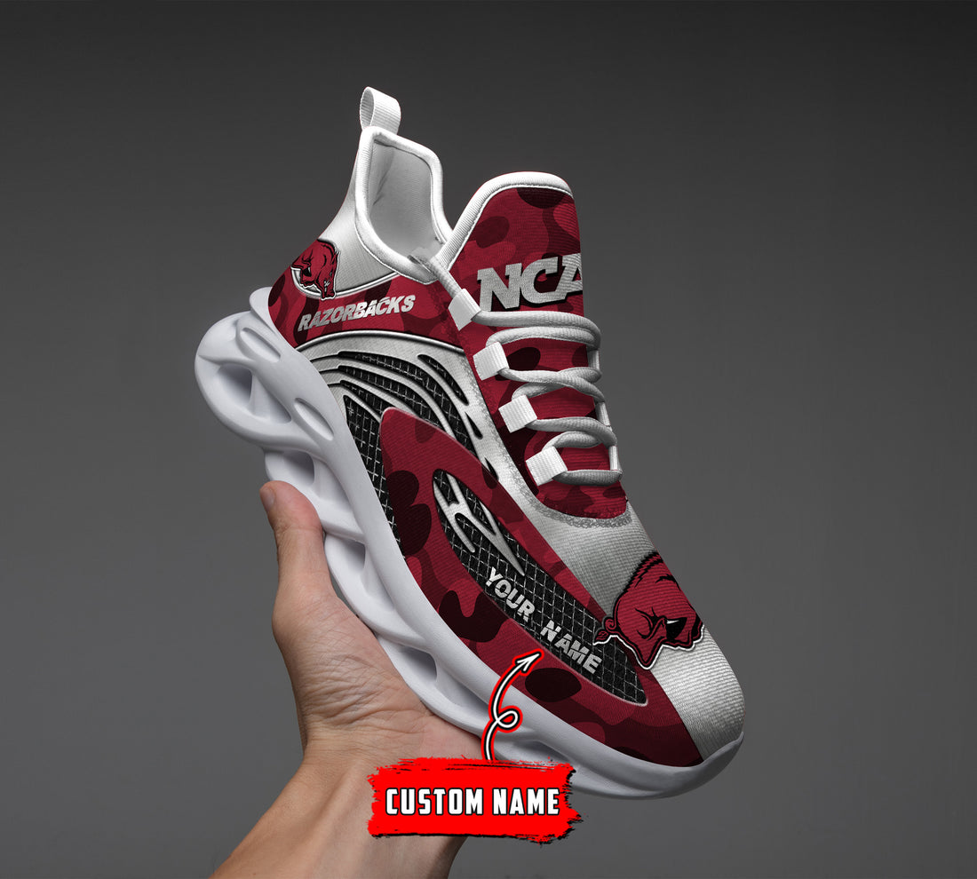 Arkansas Razorbacks Max Soul Shoes Sneakers For Men And Women