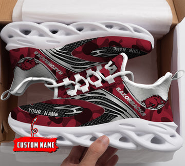 Arkansas Razorbacks Max Soul Shoes Sneakers For Men And Women
