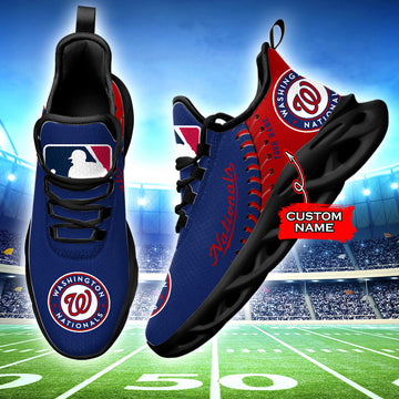 Washington Nationals Max Soul Shoes Sneakers For Men And Women