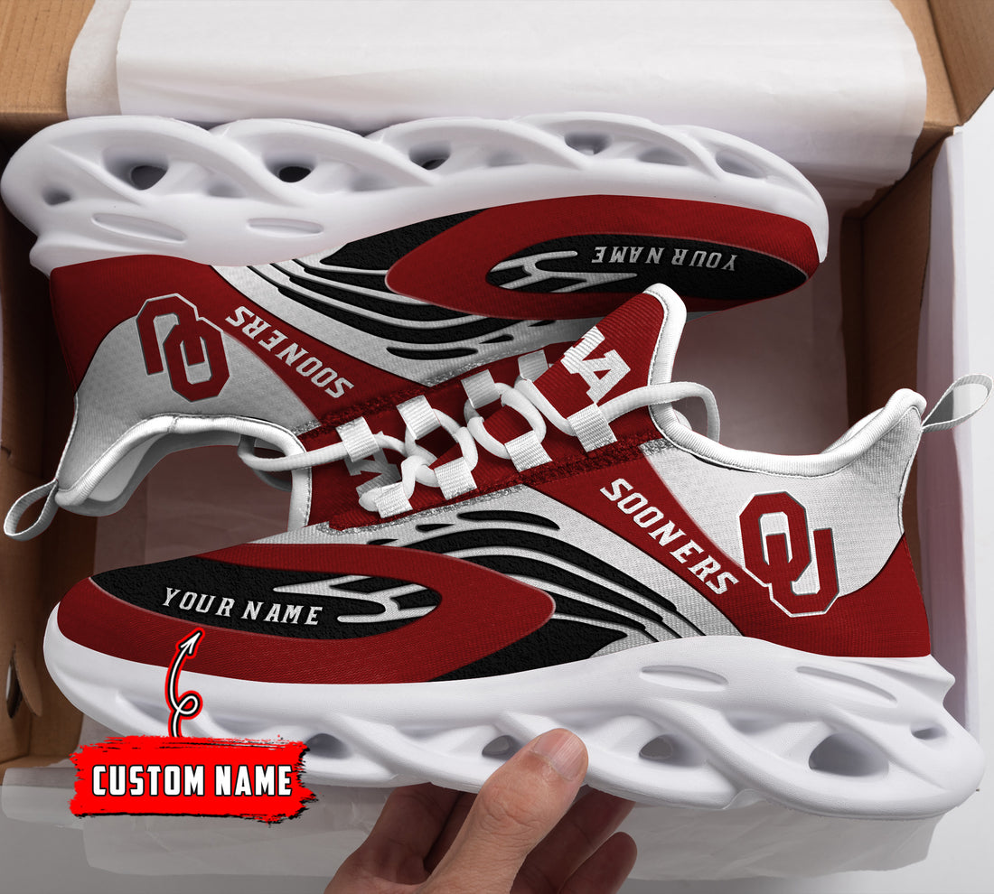 Oklahoma Sooners Max Soul Shoes Sneakers For Men And Women