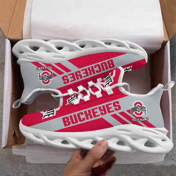 Ohio State Buckeyes Max Soul Shoes Sneakers For Men And Women